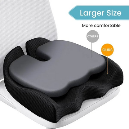 🎁 ErgoComfort Memory Foam Seat Cushion (50% OFF )
