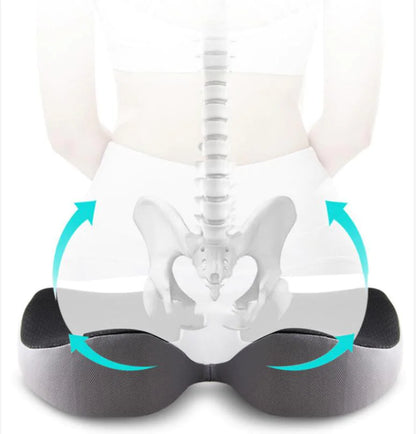 🎁 ErgoComfort Memory Foam Seat Cushion (50% OFF )